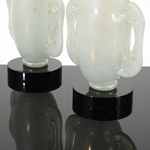 Pair of Ercole Barovier EUGENEO Lamps